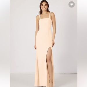 Azazie Bridesmaids Dress in Gianetta Pearl Pink